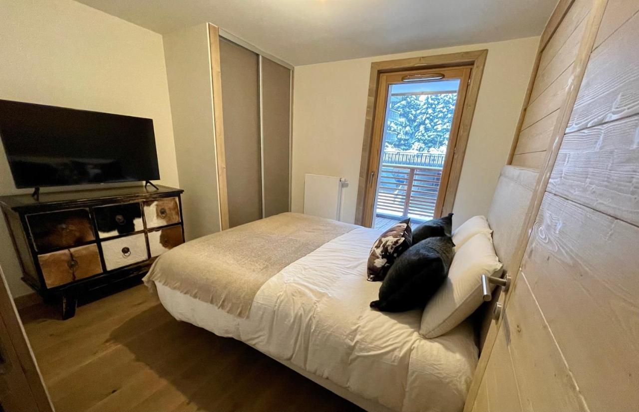 Appartement De Standing Plein Centre Station, 50M Des Pistes Les Gets Exterior photo